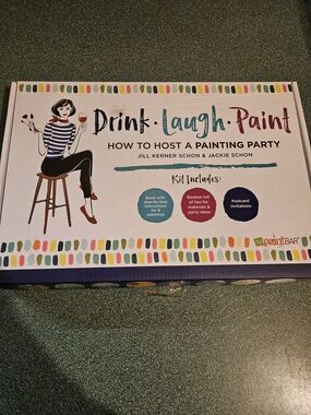 Drink Laugh Paint Host a Painting Party Kit - Multicolor